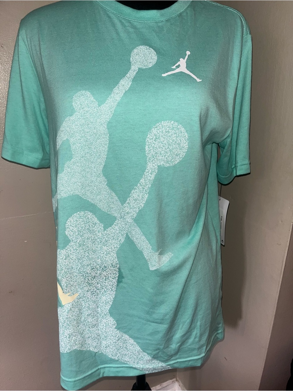 NWT Nike Teal Jordan Jumpman Tee Mens Small
